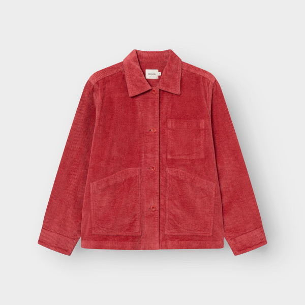 Cordjacke Stiby Corduroy Holly Pink - Biobaumwolle