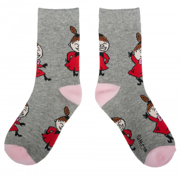 Nordic Buddies Kindersocken Kleine My grau Gr. 6-10 Jahre