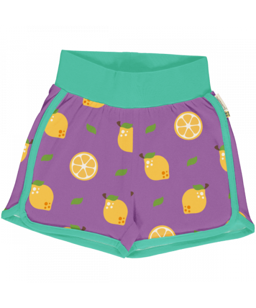 Maxomorra Runner Shorts Lemon