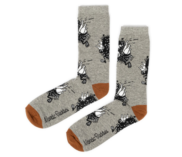Nordic Buddies Stinky grau Socken Gr. 40-45