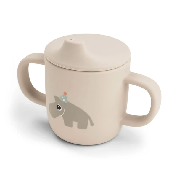 Trinklernbecher Foodie spout cup Celebration Grey