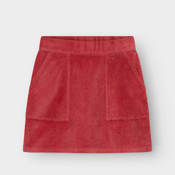 Rock Corduroy Holly Pink - Biobaumwolle