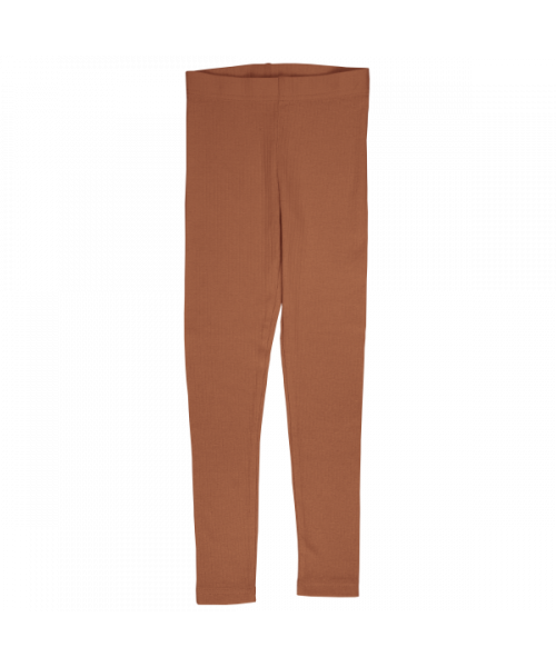 Meyadey Leggings Rib Basic braun Claystone