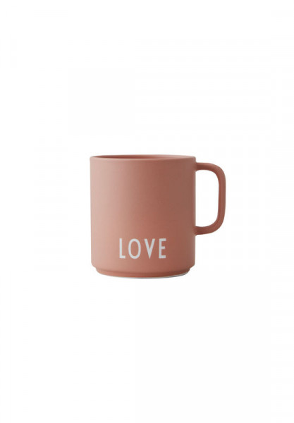 Design Letters Porzellan Becher mit Griff