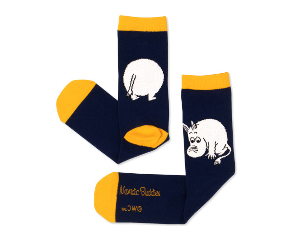 Nordic Buddies Moomin blau gelb Socken Gr. 40-45