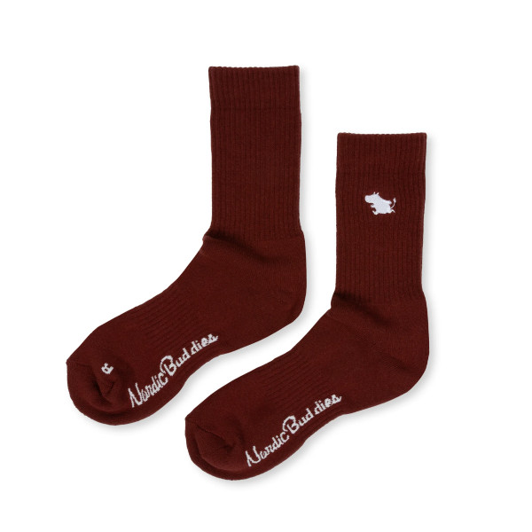 Socken Retro 'Mumin Classic' Bordeaux Gr. 40-45