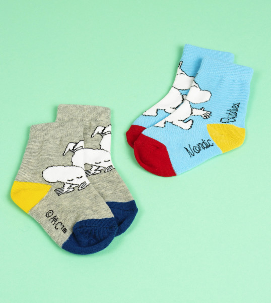 Nordic Buddies Kindersocken Mumin Doppelpack
