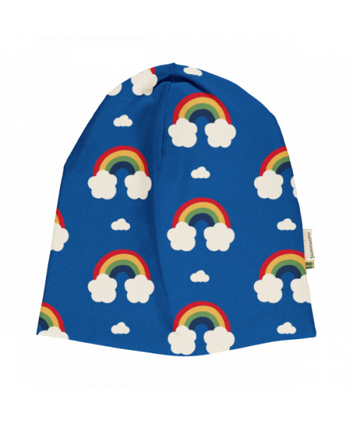 Maxomorra Kindermütze Sweat Regenbogen