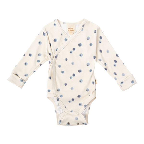 Wickelbody Langarm Blueberry Breeze - organic