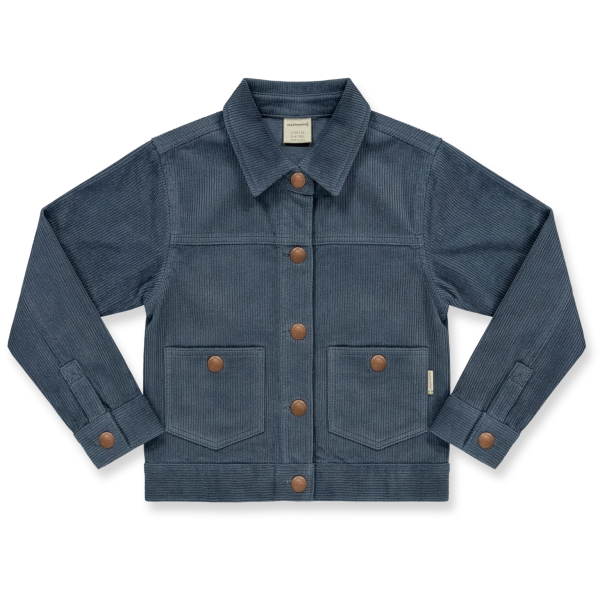 Jacke Cord Blau - Maxomorra