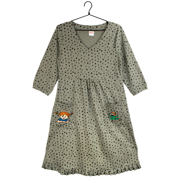 Martinex Pippi Langstrumpf Kleid Damen jade