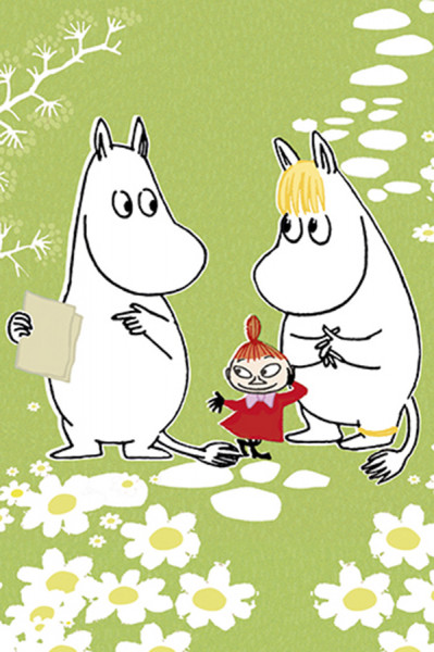 Karto - kleine Klappkarte Mumin & Snorkfräulein