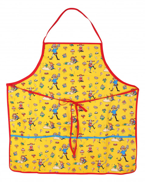 Martinex Pippi Back-Schürze gelb Adult
