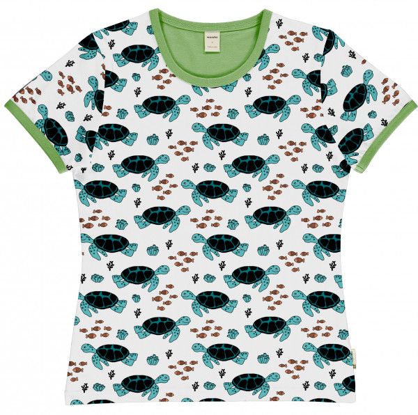 Meyadey T-Shirt Kurzarm Adult Turtle Tide
