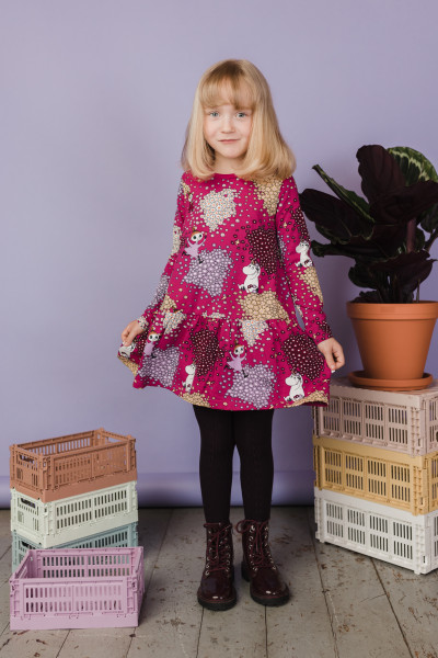 Martinex Mumin Kleid Coo magenta
