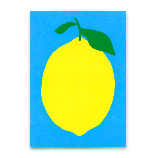 Postkarte Zitrone - Deli Cards