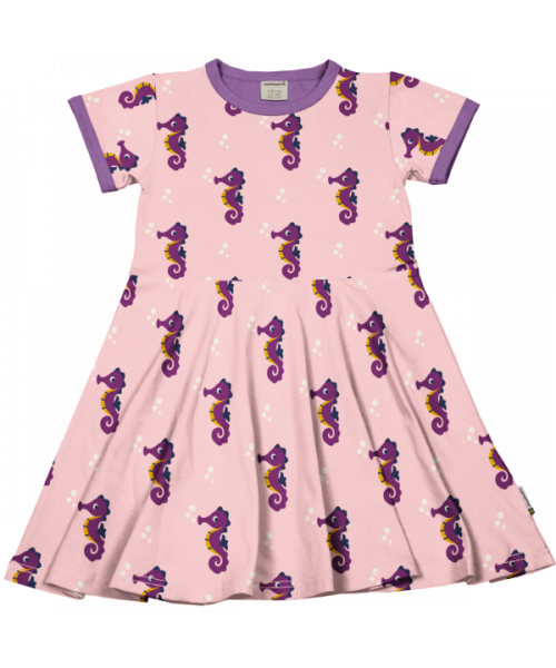 Maxomorra Drehkleid kurzarm Seahorse