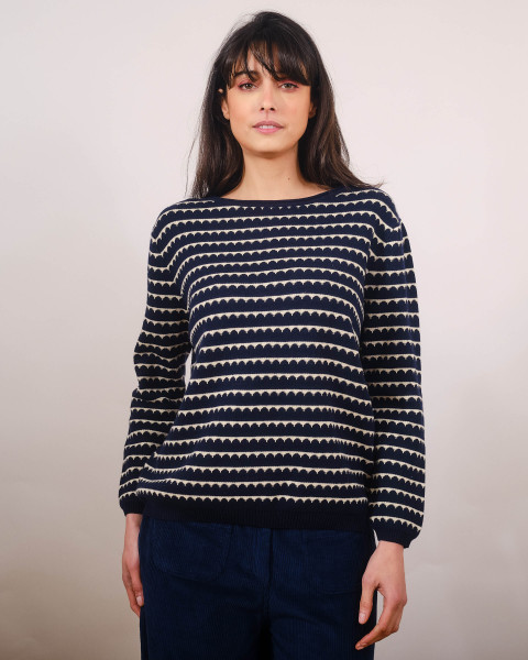Pullover 'Rosa Wave'