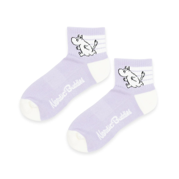 Socken Ankle Active Crew 'Mumin lila/weiß' Gr 36-42