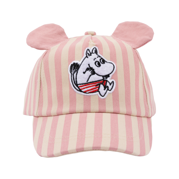 Nordic Buddies Mumin Kids Cap rosa gestreift
