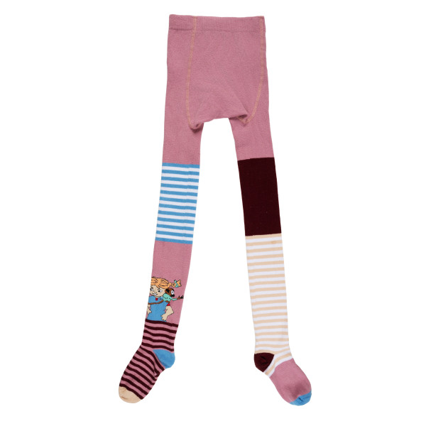Strumpfhose Pippi Langstrumpf & Herr Nilsson Rosa