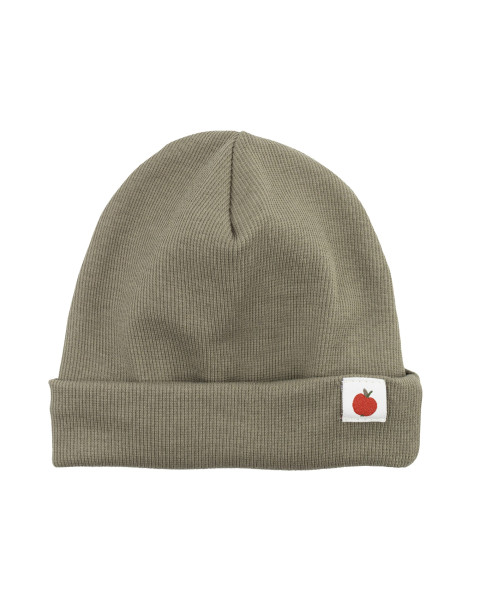 Beanie Khaki Apples - organic