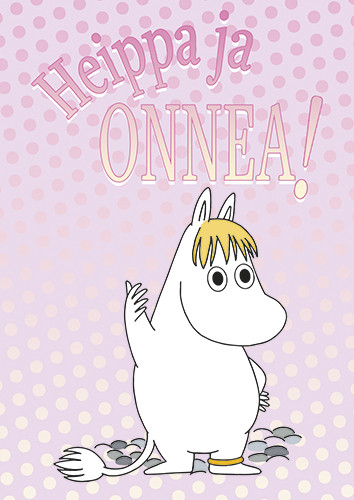 Karto - Snorkfräulein Karte "Heippa ja onnea!"