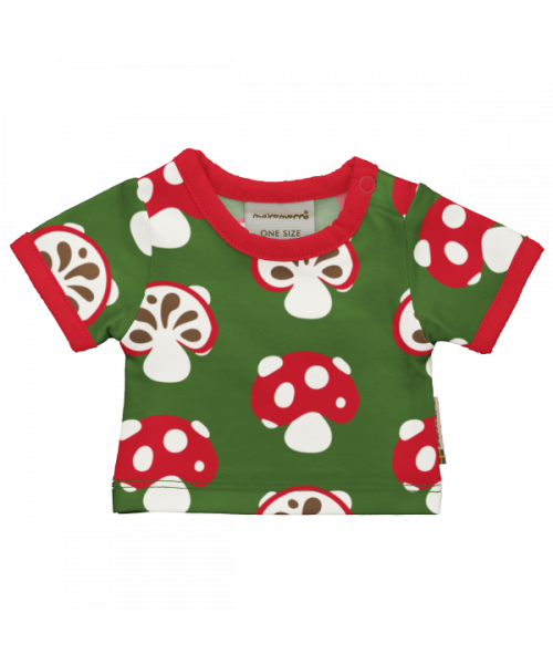 Maxomorra Shirt für Puppen Nordic Mushroom