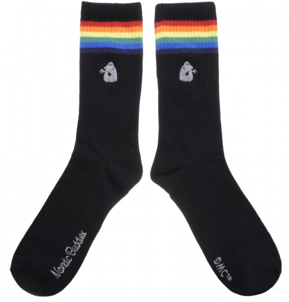 Nordic Buddies Mumin Tennis Socken Groke Mörkö Gr. 40-45