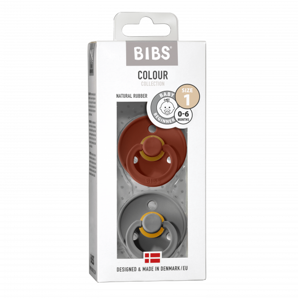 Bibs Schnuller Rust & Smoke