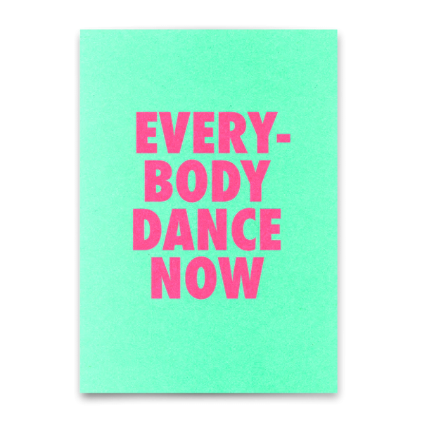 Postkarte Dance now - Deli Cards