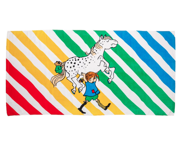 Badetuch Pippi Langstrumpf 140x70