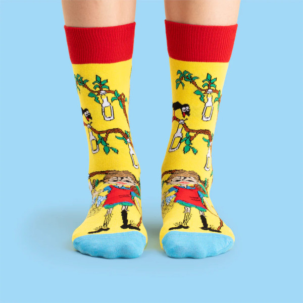 Socken Pippi Langstrumpf 'Limonadenbaum' Erwachsene