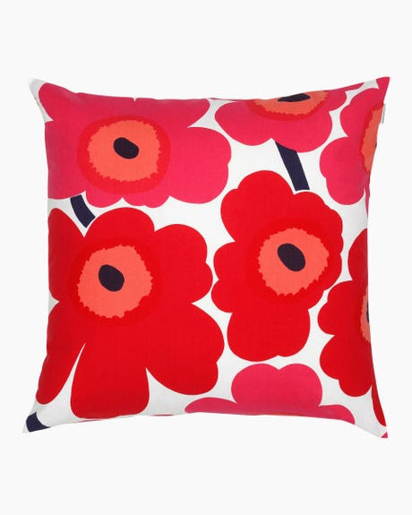 Marimekko Kissenbezug rot Unikko