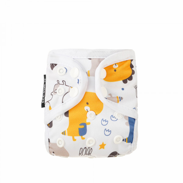 Eco Mini Stoffwindel Überhose Dino Newborn