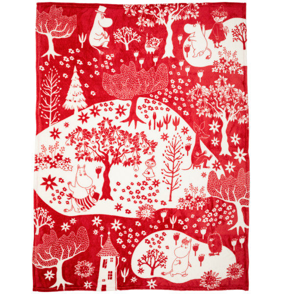 Decke Mumin Park Red