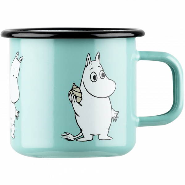 Muurla Mumin Moomin Emaille Tasse Retro