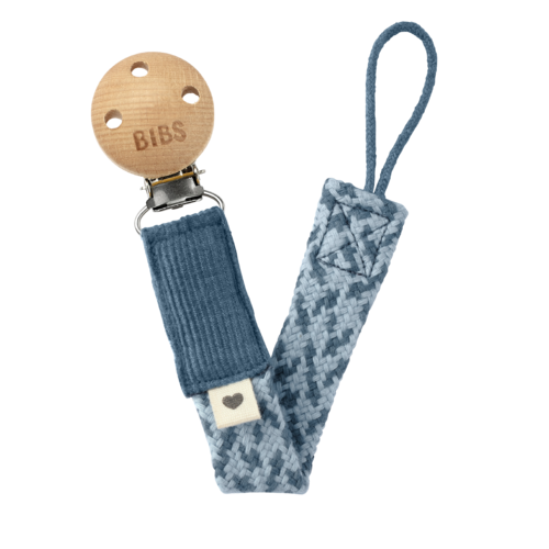 Bibs Schnullerkette blau
