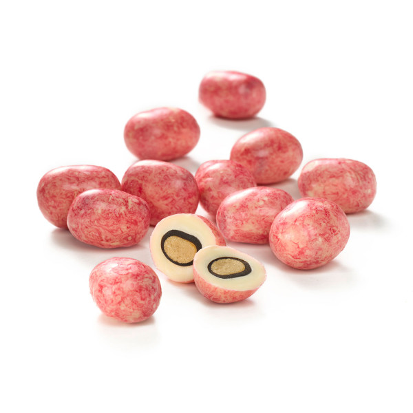 Jättegott OJ Choklad Lakritzkugeln aus Schokolade mit Salzlakritzkern und Himbeere 100g