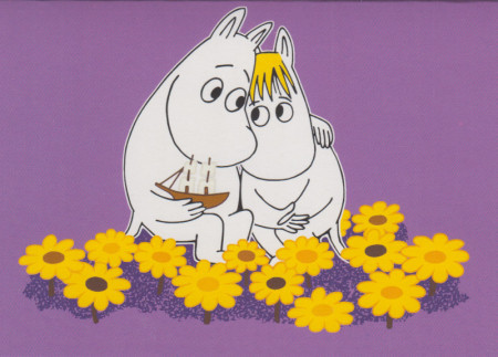 Postkarte Mumin & Snorkfräulein