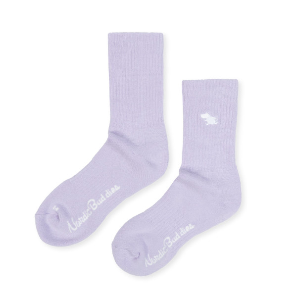 Socken Retro 'Mumin Classic' Lila Gr. 36-42