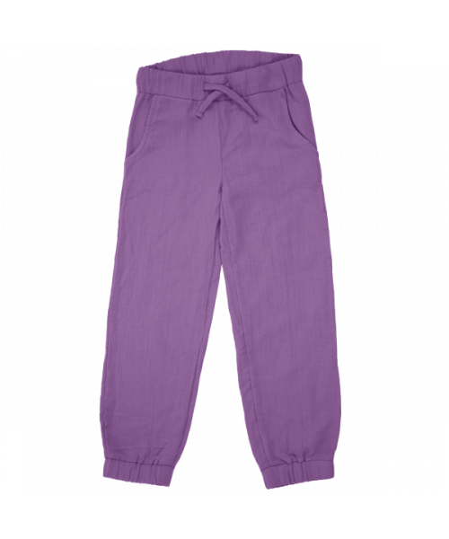 Maxomorra Hose Musselin lila Purple