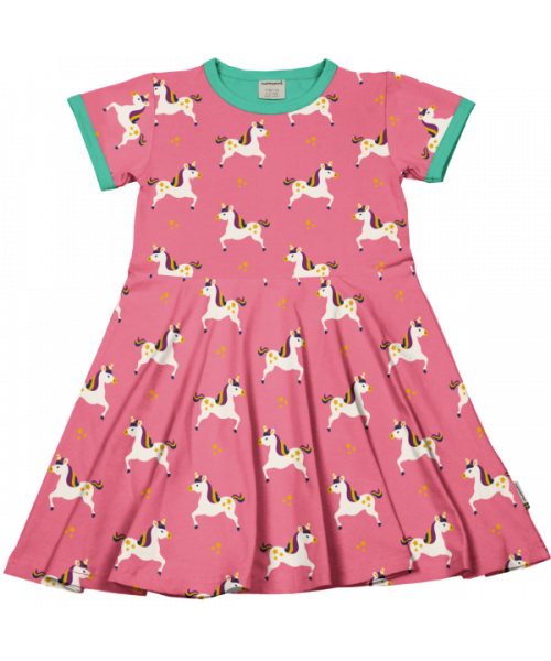 Maxomorra Drehkleid kurzarm Unicorn