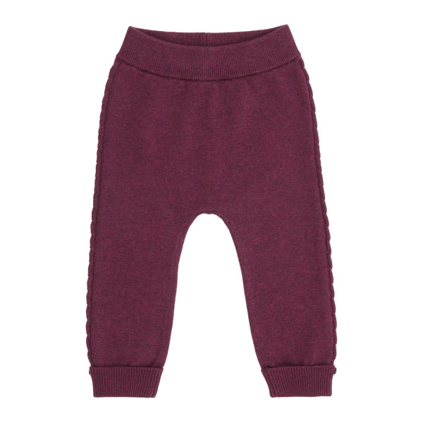 Sense Organics Baby Leggings Strick lila