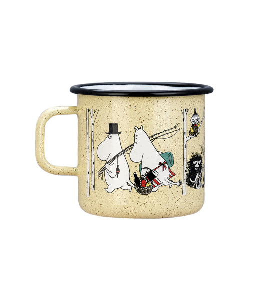 Muurla Moomin Emaille Tasse Campers