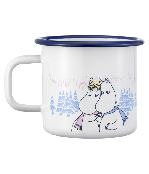 Emaille Tasse Frosty Day Mumin & Snorkfräulein 370 ml