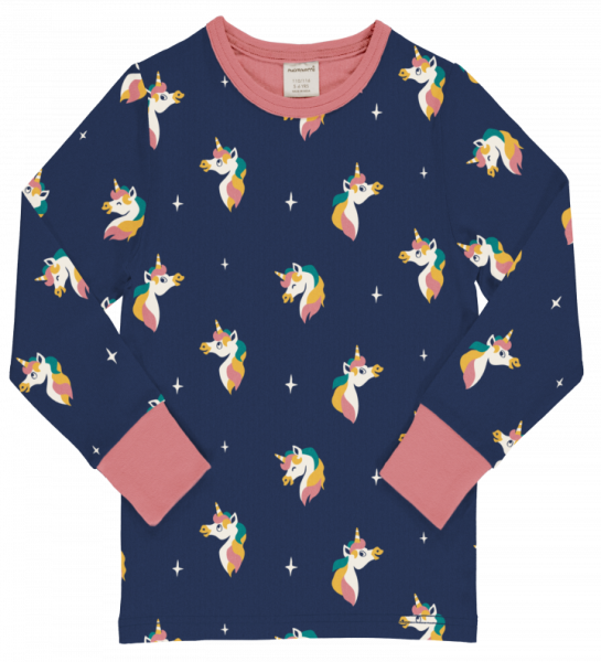Langarmshirt Unicorn - Maxomorra