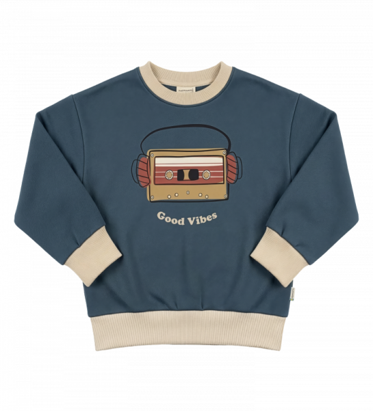 Pullover Cassette Good Vibes - Maxomorra