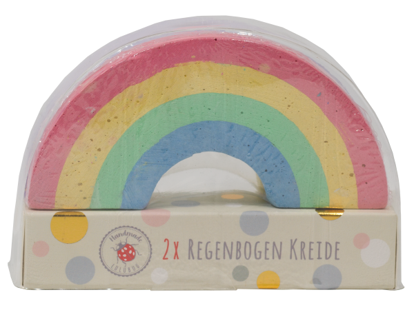 Straßenkreide Regenbogen