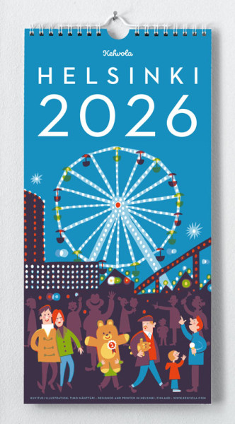 Kehvola Wandkalender 'Helsinki' 2026